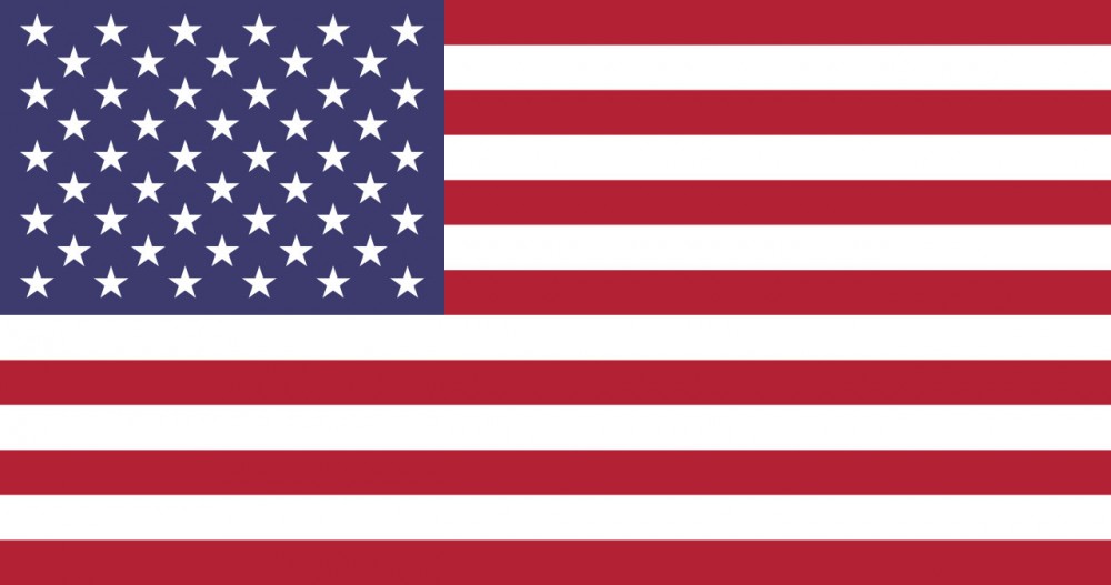 National flag and ensign of the United States of America (USA)<small>© Wikimedia Commons / [Public Domain]</small>