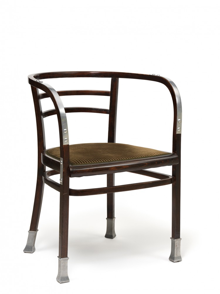 Chair with Armrests from the Postal Savings Bank, 1906<small>© Wien Museum / Photo: Peter Kainz</small>