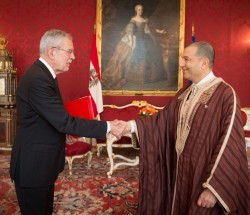 Mohamed Mezghani, Ambassador of the Republic of Tunisia<small>© www.bundespraesident.at / Carina Karlovits / HBF</small>