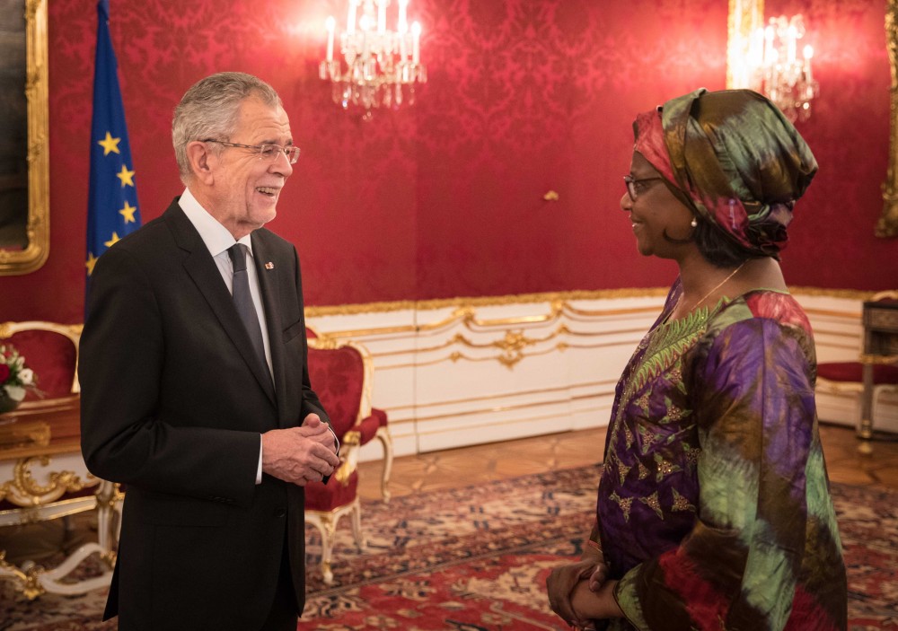 Botschafterin der Republik Niger, Fatima Sidikou<small>© www.bundespraesident.at / Peter Lechner / HBF</small>