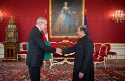 Ambassador of Pakistan to Austria: H.E. Mr. Mansoor Ahmad Khan<small>© Carina Karlovits/HBF</small>