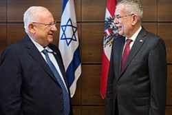 Presidents Reuven Rivlin and Van der Bellen<small>© www.bundespraesident.at / Carina Karlovits / HBF</small>