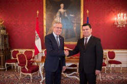Ambassador of Uzbekistan to Austria, H.E. Mr. Sherzod Asadov<small>© www.bundespraesident.at / /Karlovits, Bauer und Heinschink / HBF</small>