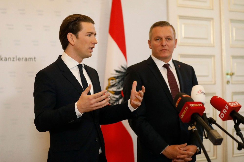 Press Conference: Chancellor Kurz and Defense Minister Kunasek<small>© Bundeskanzleramt (BKA) / Dragan Tatic</small>