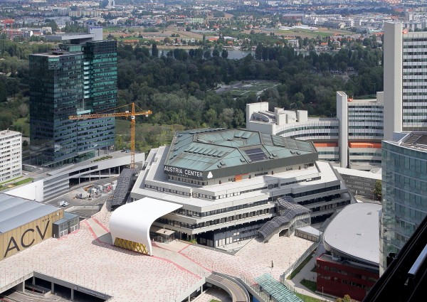 ACV Austria Center Vienna, VIC Vienna International Centre<small>© Wikimedia Commons / Bwag (CC-BY-SA-4.0)</small>