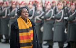 Ambassador of Liberia: H.E. Ms. Youngor Sevelee Telewoda<small>© www.bundespraesident.at / Carina Karlovits / Daniel Trippolt/HBF</small>