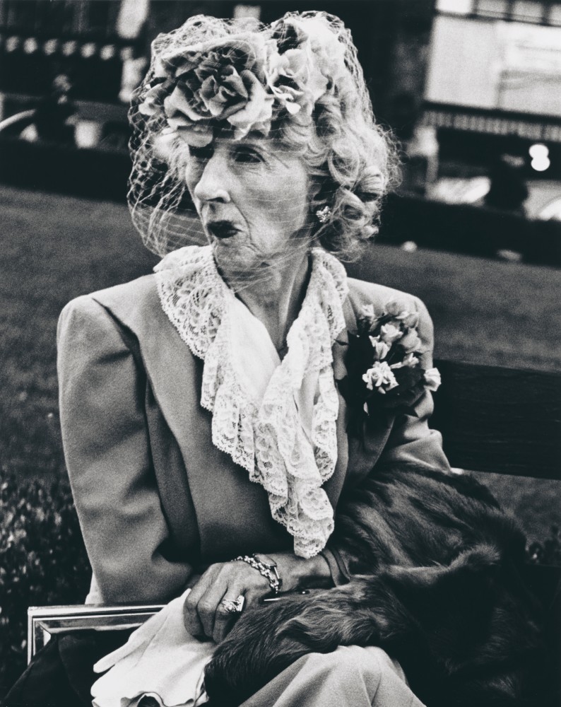 Lisette Model - Woman with Veil, San Francisco 1949<small>© Westlicht / Estate of Lisette Model</small>