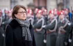 Ambassador of the Republic of Finland, Pirkko Mirjami Hämäläinen<small>© Carina Karlovits und Daniel Trippolt/HBF</small>