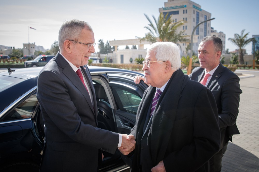 Mahmoud Abbas, Van der Bellen, Feb. 2019<small>© Österreichische Präsidentschaftskanzlei / Peter Lechner/HBF</small>