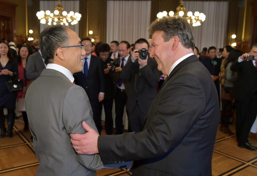 Chinese New Year in Vienna - H.E. Li Xiaosi and Mayor Ludwig<small>© Magistrat der Stadt Wien / C.Jobst/PID</small>