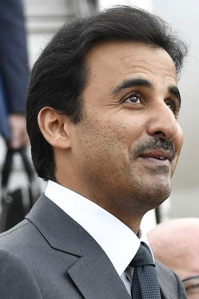Emir of Qatar, Sheikh Tamim bin Hamad Al Thani<small>© Wikimedia Commons / LLs [CC BY-SA 4.0]</small>
