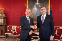 Ambassador of Armenia to Austria: H.E. Mr. Armen Papikyan<small>© bundespraesident.at / Carina Karlovits & Laura Heinschink/HBF</small>