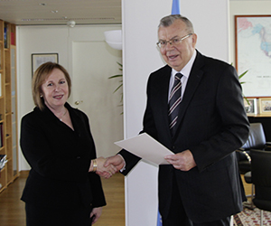 Ambassador of Namibia to Austria: H.E. Ms. Nada Kruger<small>© UNOV United Nations Office at Vienna</small>