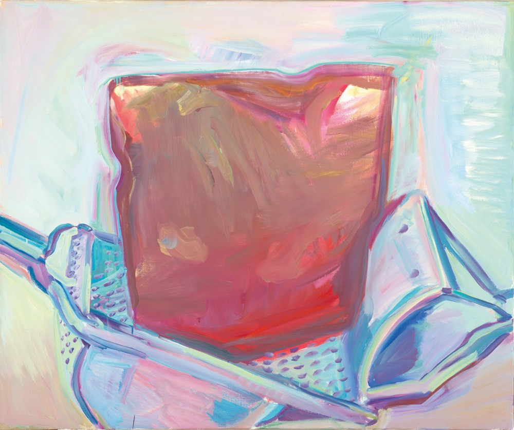 Maria Lassnig: Kartoffelpresse, 1989<small>© Albertina - Sammlung Batliner © Maria Lassnig Privatstiftung</small>