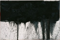 Hermann Nitsch: Kreuzwegstation (aus dem Schwarzen Zyklus), 1991<small>© Albertina, Wien. Sammlung Essl © Bildrecht, Wien, 2019</small>