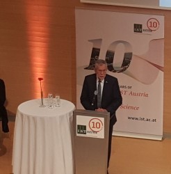 Alexander Van der Bellen at the IST Austria Celebrations<small>© Vindobona.org</small>