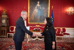 Ambassador of the Kingdom of Thailand Morakot Sriswasdi<small>© www.bundespraesident.at / Karlovits, Bauer und Heinschink / HBF</small>