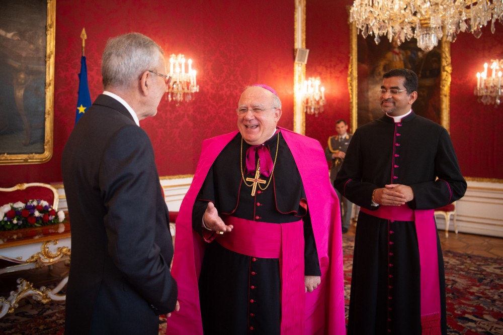 Ambassador of the Holy See, Pedro Lopez Quintana<small>© www.bundespraesident.at / Karlovits, Bauer und Heinschink / HBF</small>