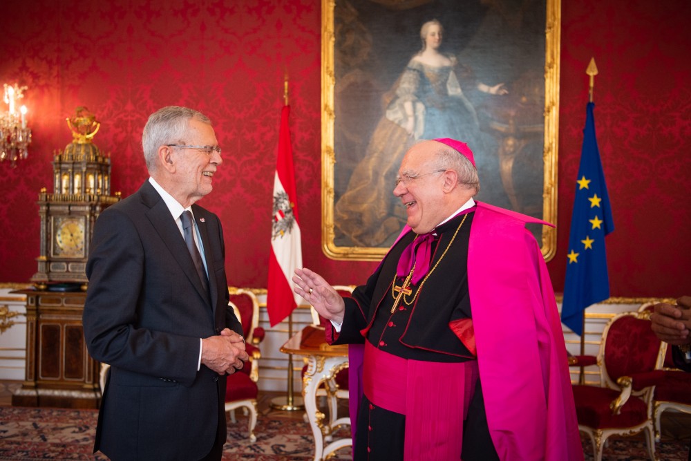 Ambassador of the Holy See, Pedro Lopez Quintana<small>© www.bundespraesident.at / Karlovits, Bauer und Heinschink / HBF</small>