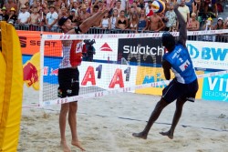 Beach Volleyball - Vienna Major 2019 on the Danube Island<small>© ACTS Sportveranstaltungen & Beach Majors GmbH / Mike Ranz</small>