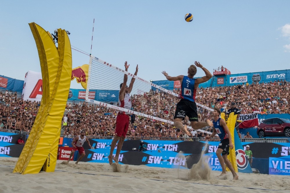 Beach Volleyball - Vienna Major 2019 on the Danube Island<small>© ACTS Sportveranstaltungen & Beach Majors GmbH / Joerg Mitter</small>