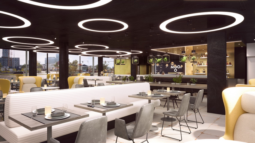 MOOONS Hotel Vienna - Restaurant<small>© MOOONS Operations Alpha GmbH / ARCOTEL Hotels</small>