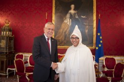 Ambassador of Morocco, Azzeddine Farhane<small>© www.bundespraesident.at / Lisa Kapici and Carina Karlovits / HBF</small>