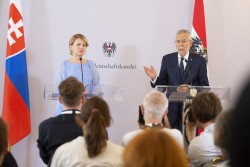 Zuzana Čaputová with Alexander Van der Bellen<small>© bundespraesident.at / Carina Karlovits and Peter Lechner / HBF</small>