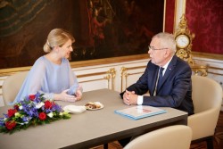 Zuzana Čaputová with Alexander Van der Bellen<small>© bundespraesident.at / Carina Karlovits and Peter Lechner / HBF</small>