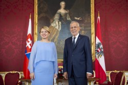 Zuzana Čaputová with Alexander Van der Bellen<small>© bundespraesident.at / Carina Karlovits and Peter Lechner / HBF</small>