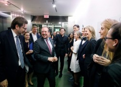 Schallenberg at the opening at the Austrian Cultural Forum<small>© Bundeskanzleramt (BKA) / Dragan Antia-Tatic</small>