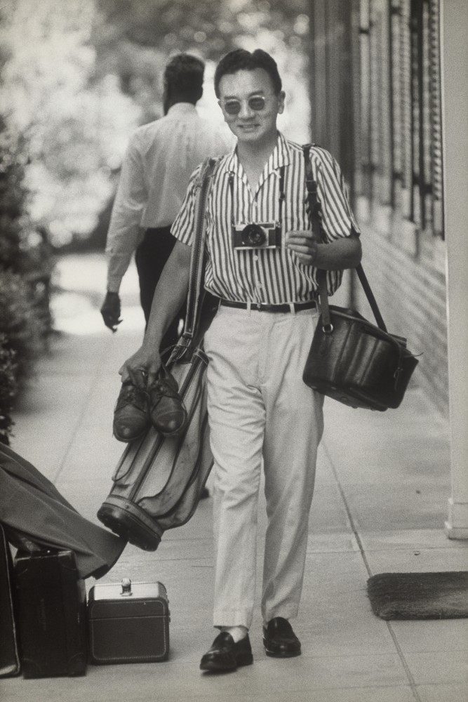 Okamoto als White House Photographer in Washington, ca. 1963<small>© Okamoto / ÖNB</small>