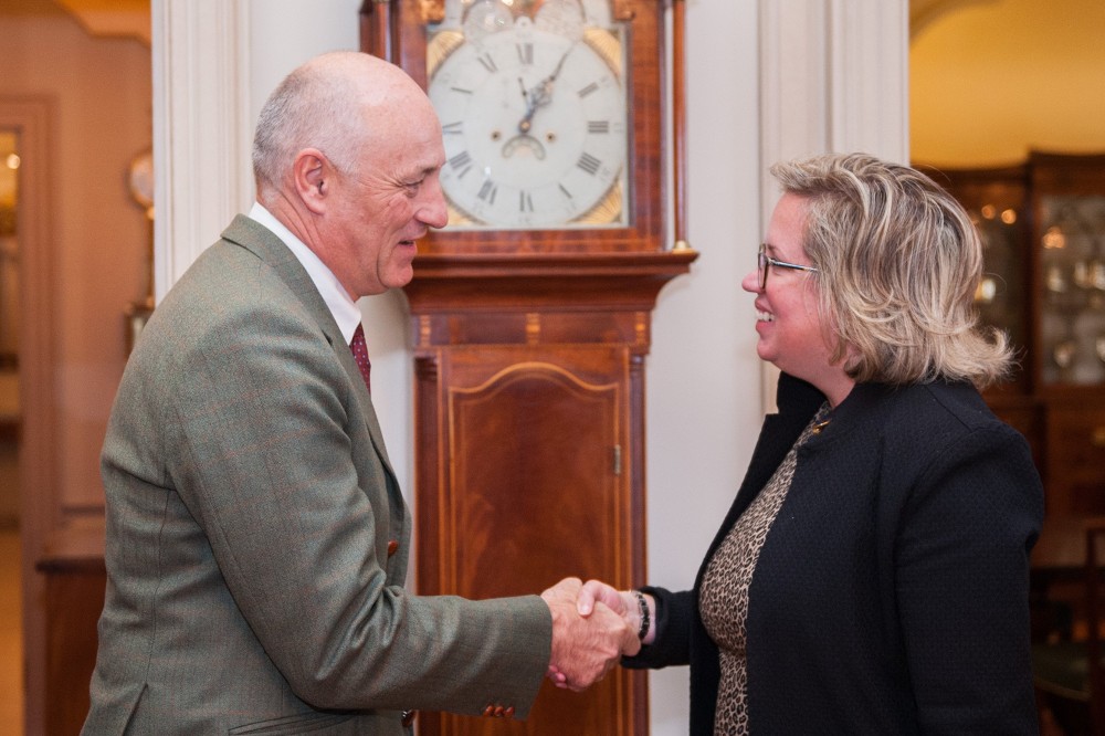 Ambassador Weiss and U.S. Chief of Protocol Cam Henderson.<small>© U.S. Department of State</small>