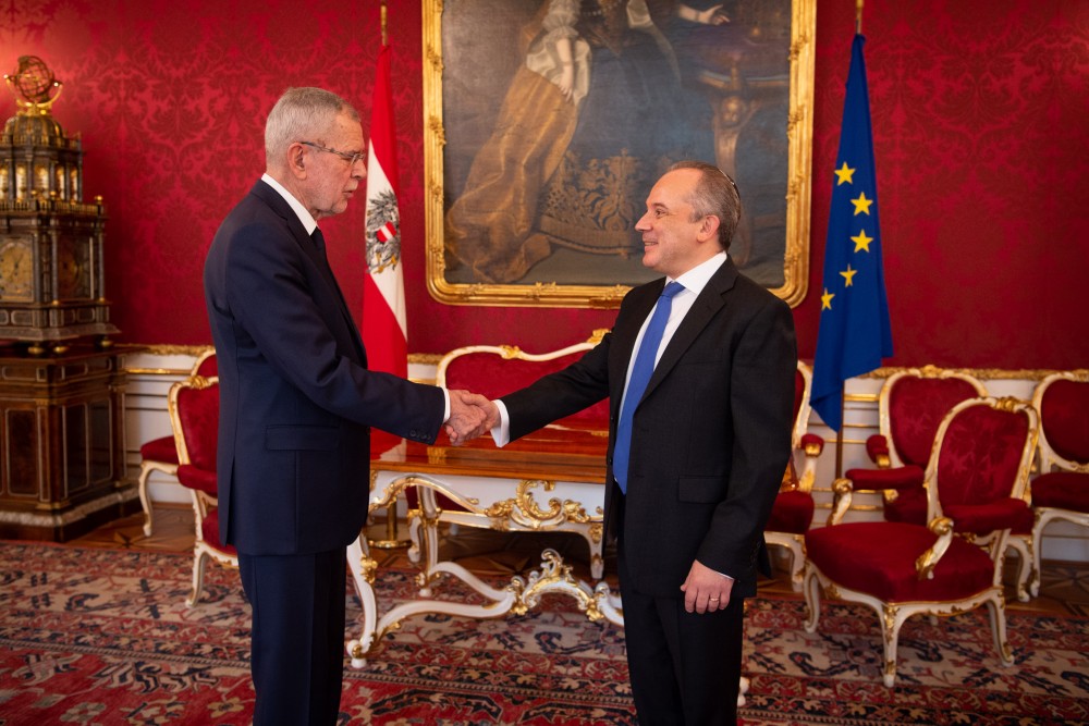 Ambassador of Australia, H.E. Mr. Richard Travers Sadleir<small>© bundespraesident.at / Carina Karlovits & Clemens Schwarz / HBF</small>