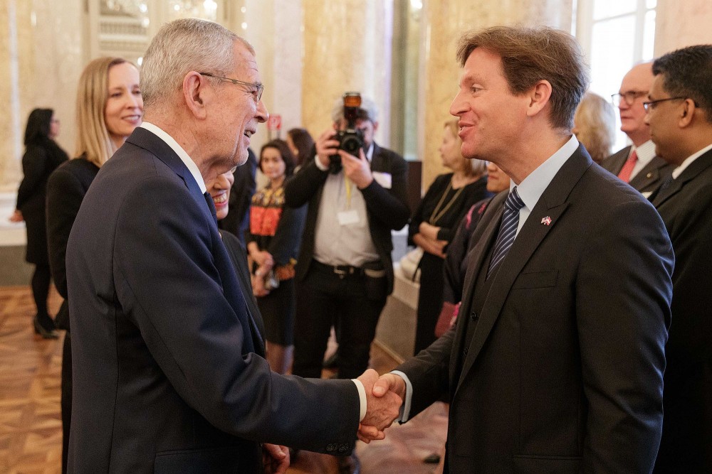 New Year Reception for the Diplomatic Corps in Vienna 2020<small>© bundespraesident.at / Carina Karlovits and Peter Lechner / HBF</small>