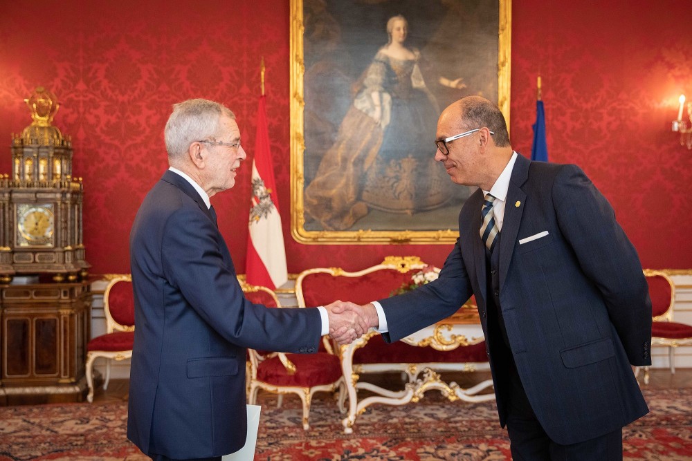 Ambassador of Andorra, H.E. Mr. Jaume Serra Serra<small>© bundespraesident.at / Laura Heinschink and Peter Lechner / HBF</small>