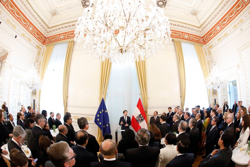 Reception of Ambassadors in the Chancellery<small>© Bundeskanzleramt (BKA) / Dragan Tatic</small>