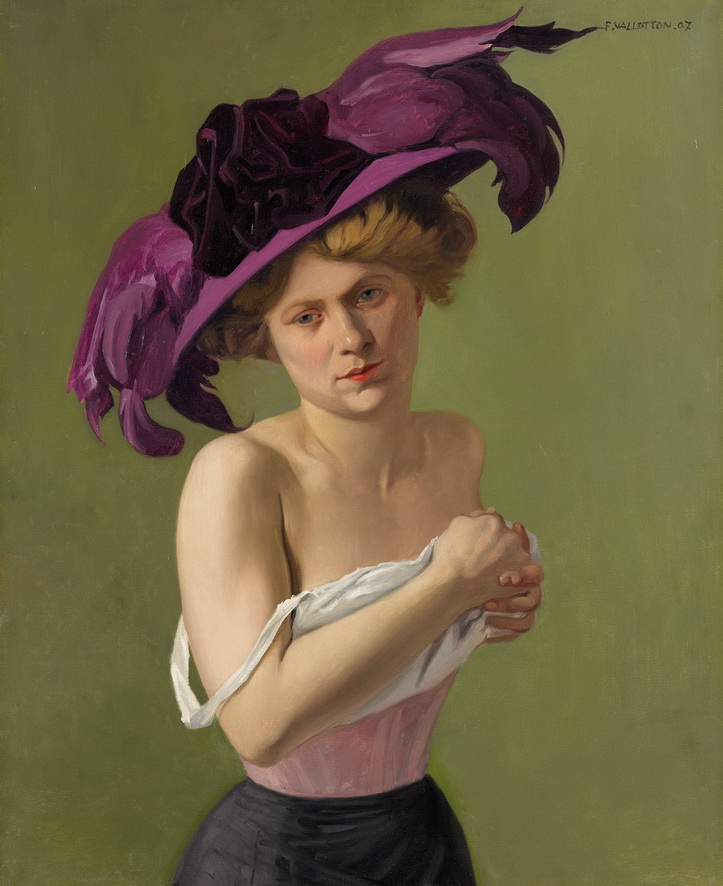 Félix Vallotton - The Violet Hat, 1907<small>© Reto Pedrini, Zürich</small>