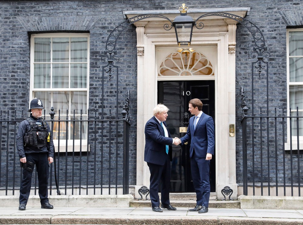 Sebastian Kurz met Boris Johnson in London.<small>© Bundeskanzleramt (BKA) / Dragan Tatic</small>