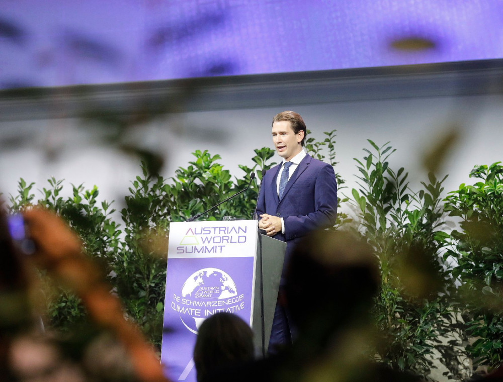 Chancellor Kurz at the Austrian World Summit 2020<small>© Bundeskanzleramt (BKA) / Dragan Tatic</small>