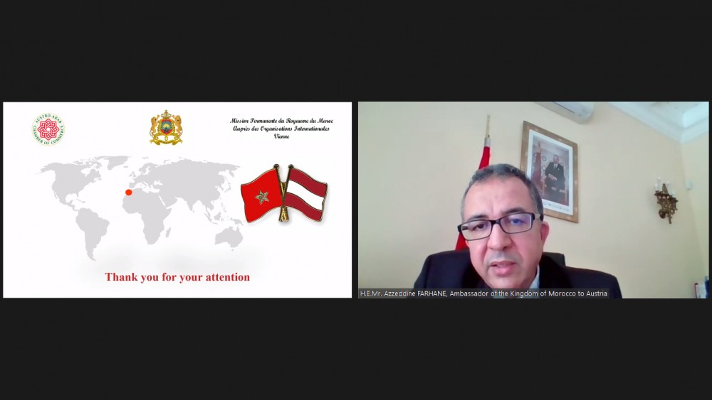 Ambassador of Morocco to Austria, Mr. Azzeddine Farhane<small>© Austro-Arab Chamber of Commerce (AACC)</small>