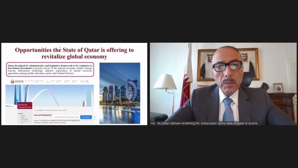 Ambassador of Qatar to Austria, Mr. Sultan Salmeen Al-Mansouri<small>© Austro-Arab Chamber of Commerce (AACC)</small>