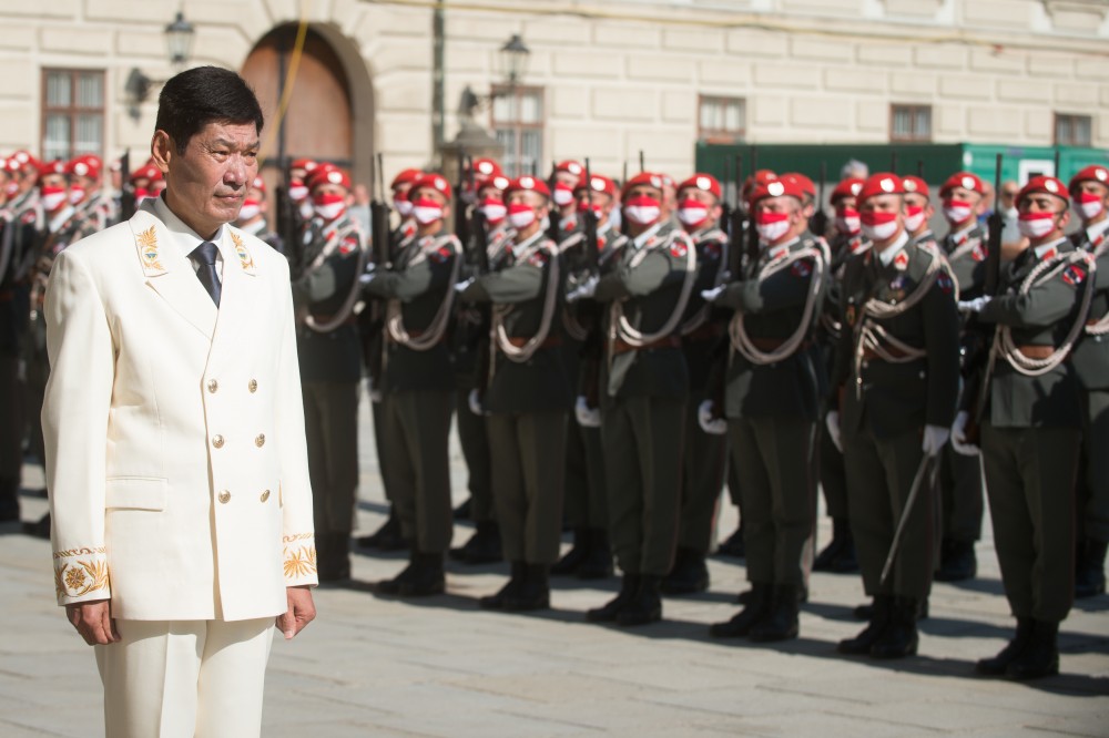 Ambassador of Kyrgyzstan to Austria Tolendy Makeyev<small>© www.bundespraesident.at / Peter Lechner / HBF</small>