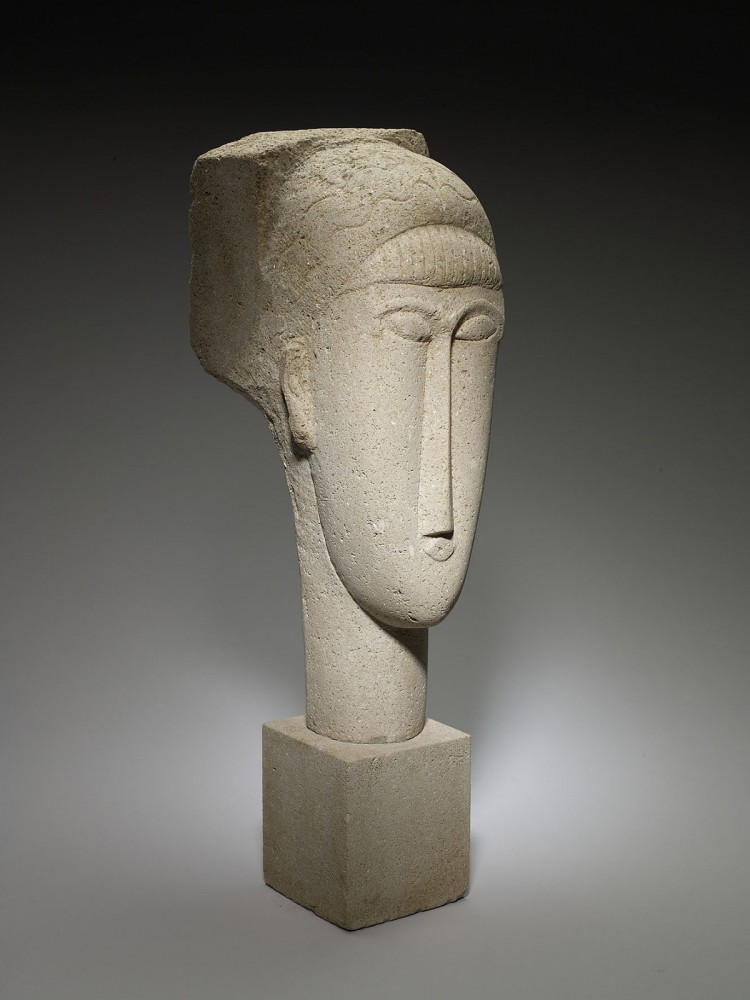 Amedeo Modigliani: Head, 1911/12<small>© Mpls. Inst. of Art / Mr. & Mrs. John Cowles / Bridgeman Images</small>