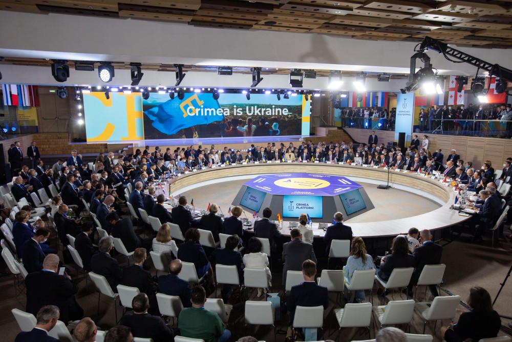 The first Crimea Platform in 2021 was hosted in person.<small>© Wikimedia Commons / President.gov.ua / CC BY 4.0</small>
