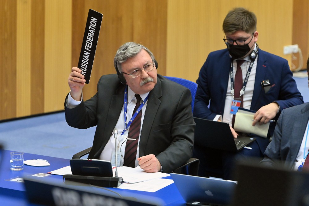 Mikhail Ulyanov, Resident Representative of Russia to the IAEA<small>© IAEA / Dean Calma / Flickr Attribution (CC BY 2.0)</small>