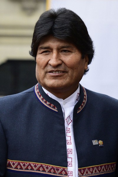 Evo Morales in Vienna to Present Bolivia's Anti-Drug Policy<small>© Wikimedia Commons / Ministerio de Relaciones Exteriores from Perú [CC BY-SA 2.0 (https://creativecommons.org/licenses/by-sa/2.0)]</small>