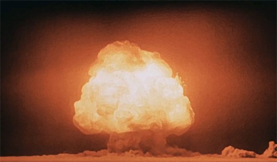 Mushroom cloud of atomic  bomb<small>© Wikimedia Commons / United States Department of Energy [Public Domain]</small>