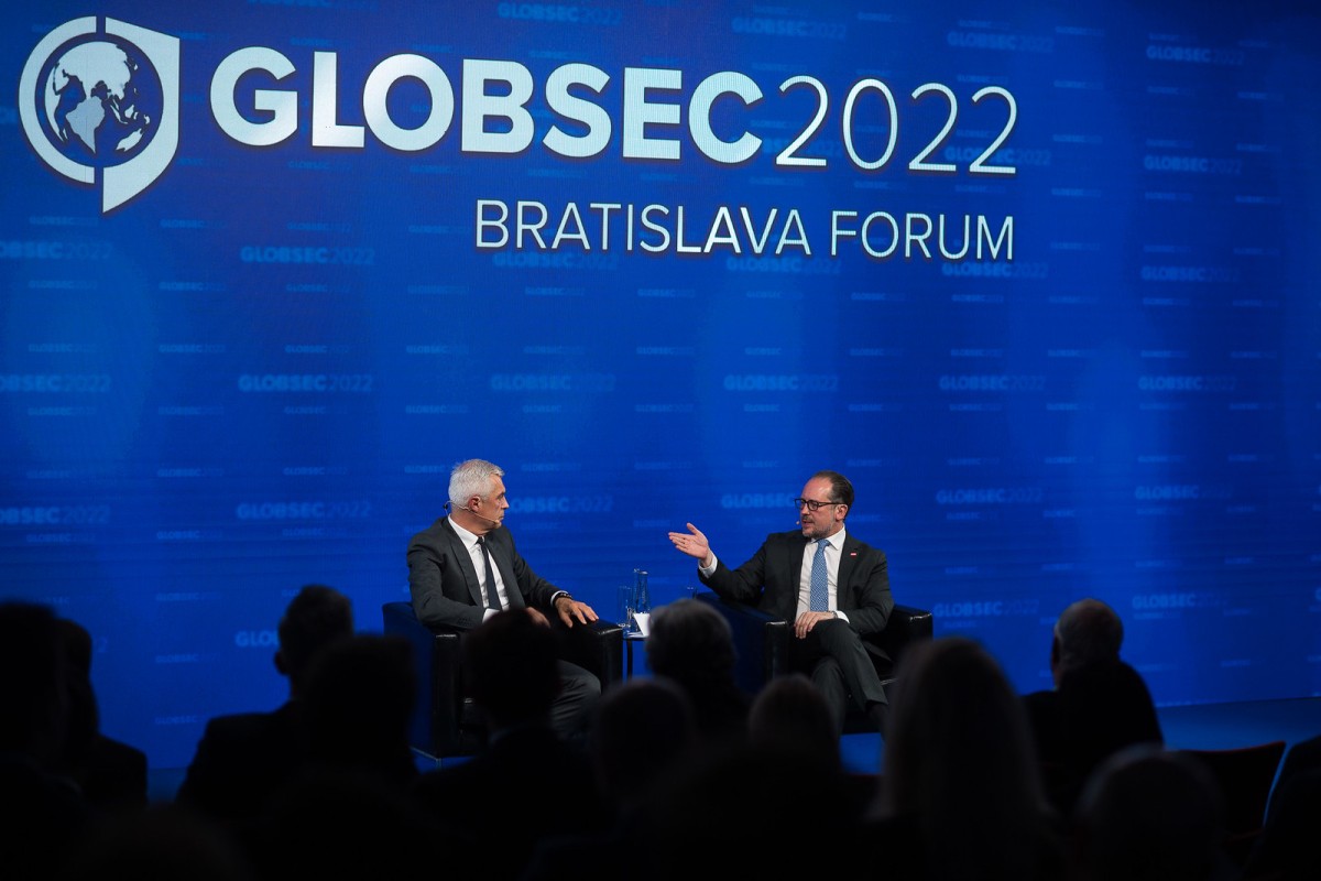 austrian foreign minister at globsec 2022 bratislava forum: "ukraine is part of the european family" - vindobona.org | vienna international news