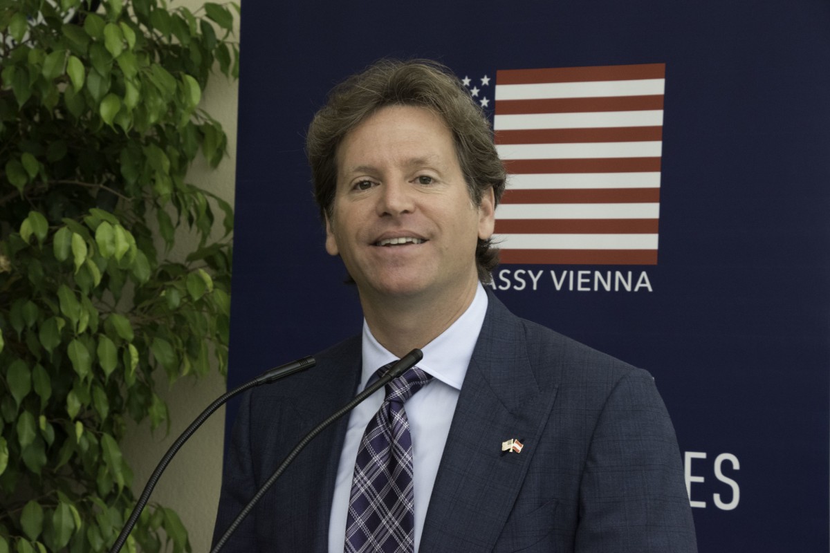 US Ambassador Trevor Traina took part in a discussion at the Austrian Media Days.<small>© U.S. Embassy Vienna / Flickr Attribution 2.0 Generic (CC BY 2.0)</small>